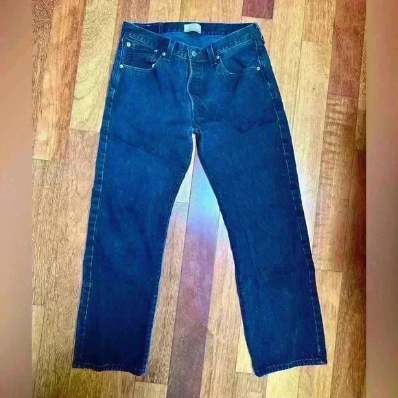 Levi’s |  Women’s black 501 jeans size 34/30 like new - Picture 3 of 6